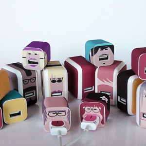 逗趣的蘋果配件裝飾貼紙