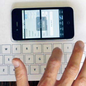 以振動為介質(zhì)的虛擬鍵盤