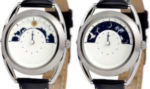 東升西落之新月手表