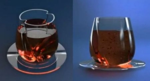 可“自動”攪拌的咖啡杯