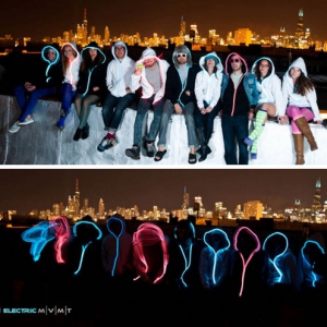 有趣的拉鏈光影外套