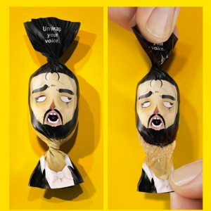 創(chuàng)意潤喉糖包裝廣告