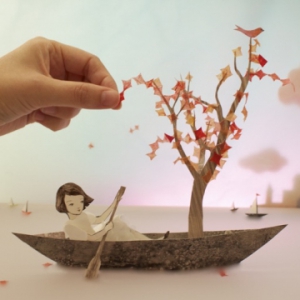 唯美的紙藝攝影作品