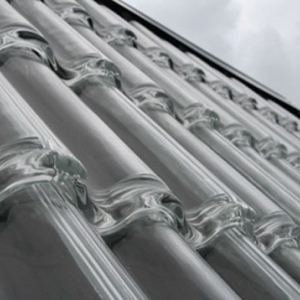 吸熱節(jié)能的玻璃瓦