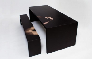 趣味熱變色長桌板凳