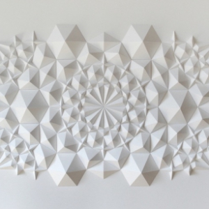 復(fù)雜精美的幾何折紙作品