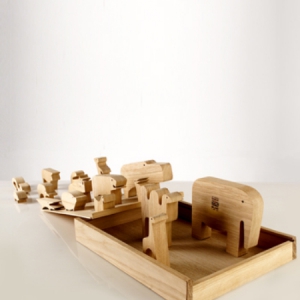 木板動(dòng)物拼圖