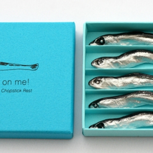 可愛(ài)的小魚(yú)干筷子架