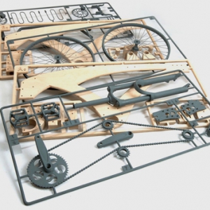 DIY拼裝自行車模型