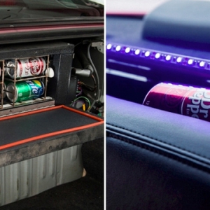 出租車上的飲料售賣機