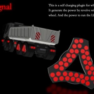 大卡車警示輪轂蓋