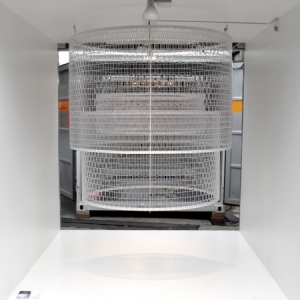 透明樂高塊組裝的巨型吊燈