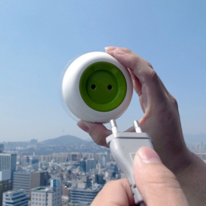 吸盤式太陽能電源