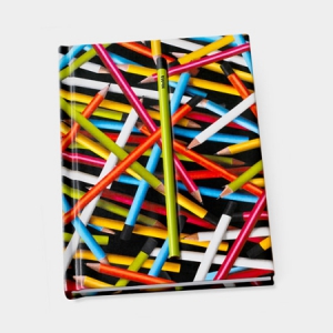 封皮藏筆的筆記本