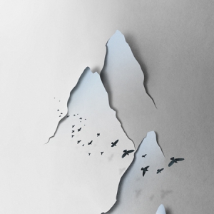 剪紙作品之高山流水