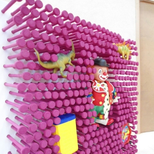 趣味按壓式置物架