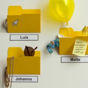 文件夾壁掛置物架