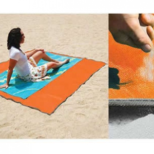 可完全防沙的沙灘墊