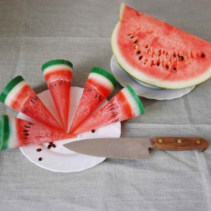 清涼的西瓜蠟燭