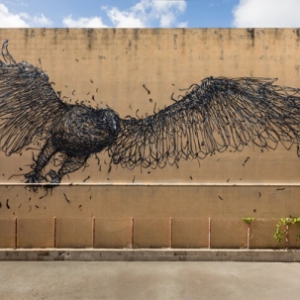 霸氣外露的動感壁畫