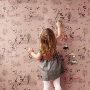 充滿童趣的磁性墻紙