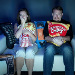 看電視必備之零食抱枕