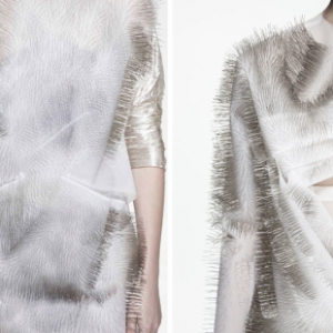 隨聲音起伏的毛刺外衣