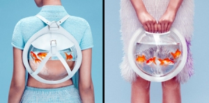 時尚的包包魚缸