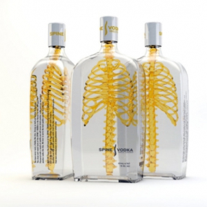 亮眼的“脊柱”酒瓶