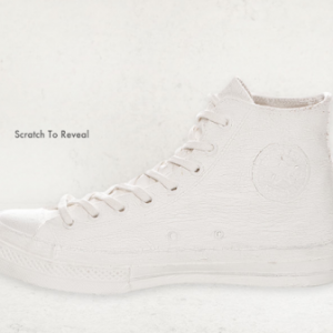 匡威“刮一刮”帆布鞋