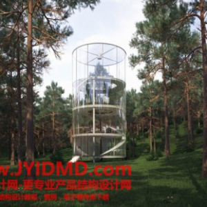 密林深處的玻璃屋