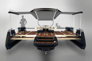 可折疊的小型游艇