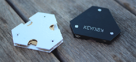 超薄三角鑰匙扣