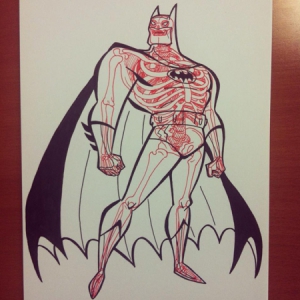 卡通人物的“裸眼”X光透視