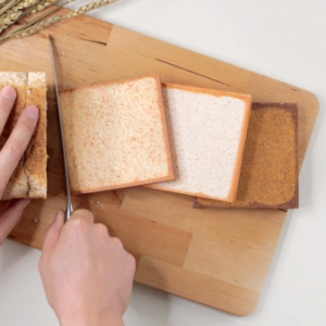 “好吃的”切片面包筆記本