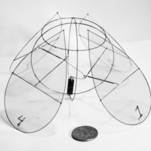 無控制系統(tǒng)的水母仿生飛行器