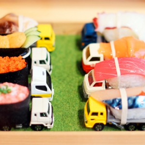 可愛的壽司卡車