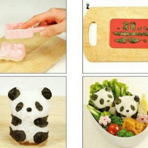 可愛的熊貓壽司制作工具