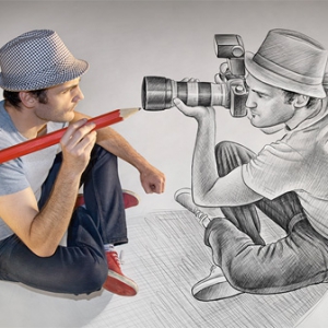 呼之欲出的3D鉛筆畫