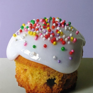 鮮嫩欲滴的甜點(diǎn)油畫