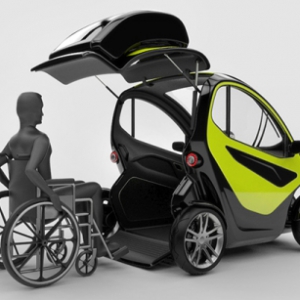 為輪椅使用者設(shè)計(jì)的城市代步車