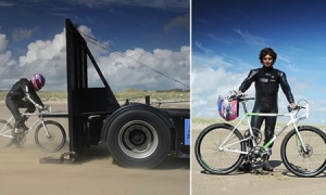 時速181千米/小時的自行車