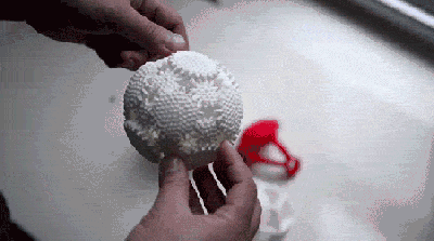 3D打印的球體齒輪