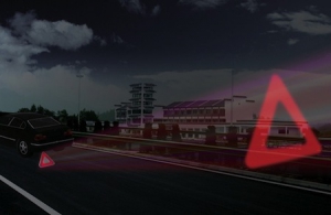 全息投影版危險警示燈