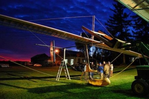 人力撲翼飛機成功試飛