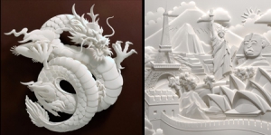 精美的3D紙藝作品