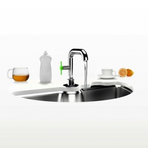 聰明的洗碗水池