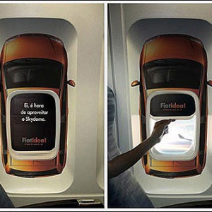 創(chuàng)意客機(jī)廣告賞