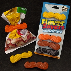 可愛的大胡子零食夾