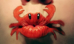 漂亮的嘴唇繪